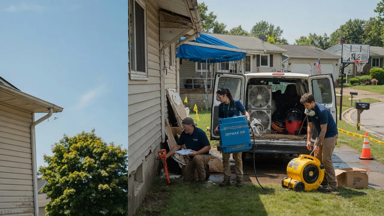 Ceiling Leak Cleanup in New Matamoras, OH near me