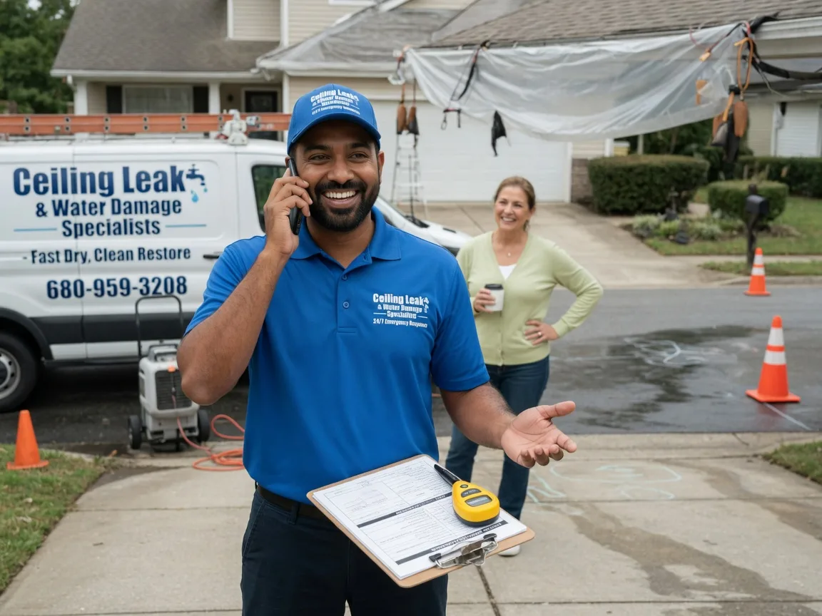 Ceiling Leak Cleanup New Matamoras, OH FAQs
